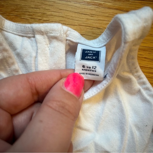 Janie and Jack flamingo tank top size 6-12 months - Picture 2 of 3